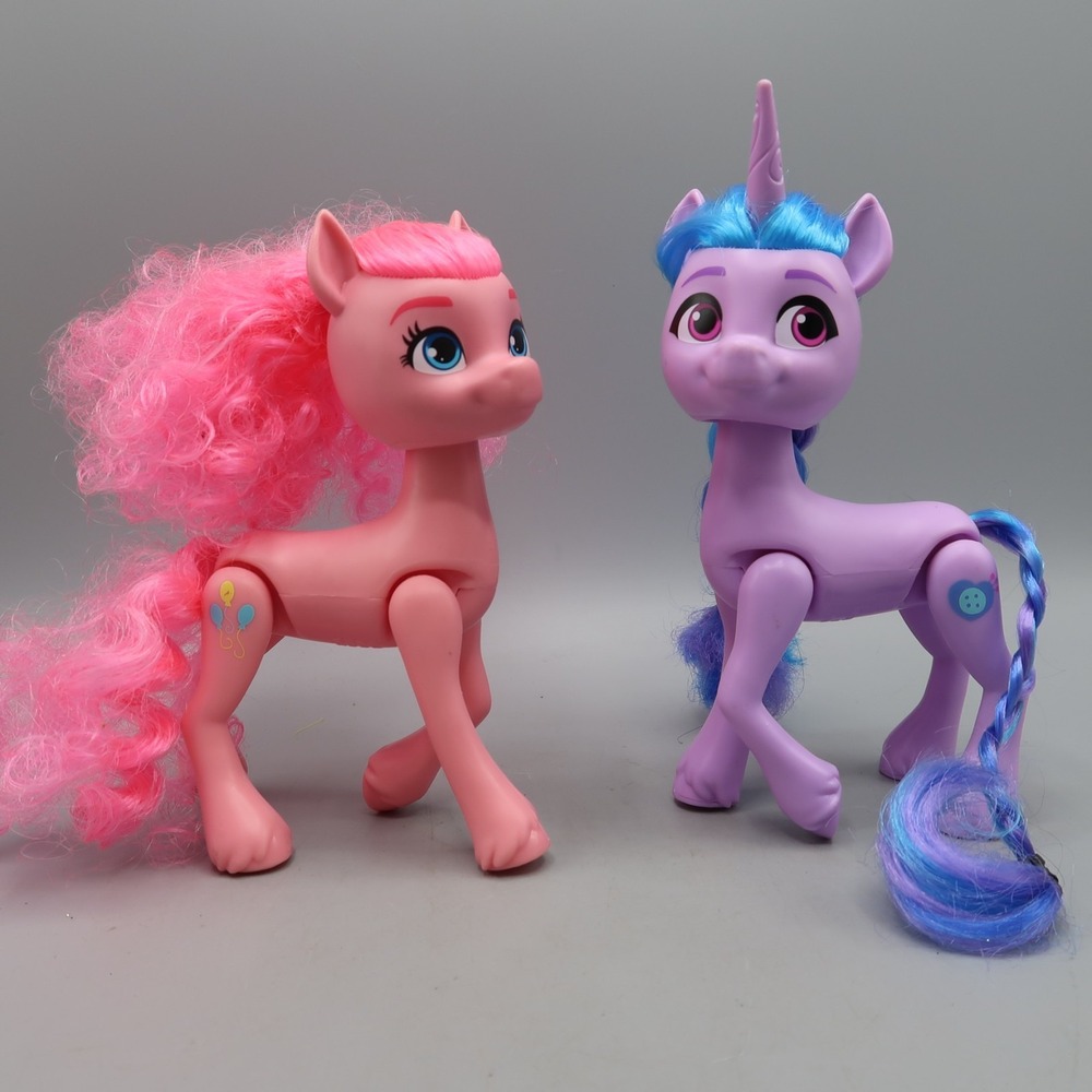 My Little Pony Izzy Moonbow Purple & Pinky Pony 6" MLP New Generation Set Lot